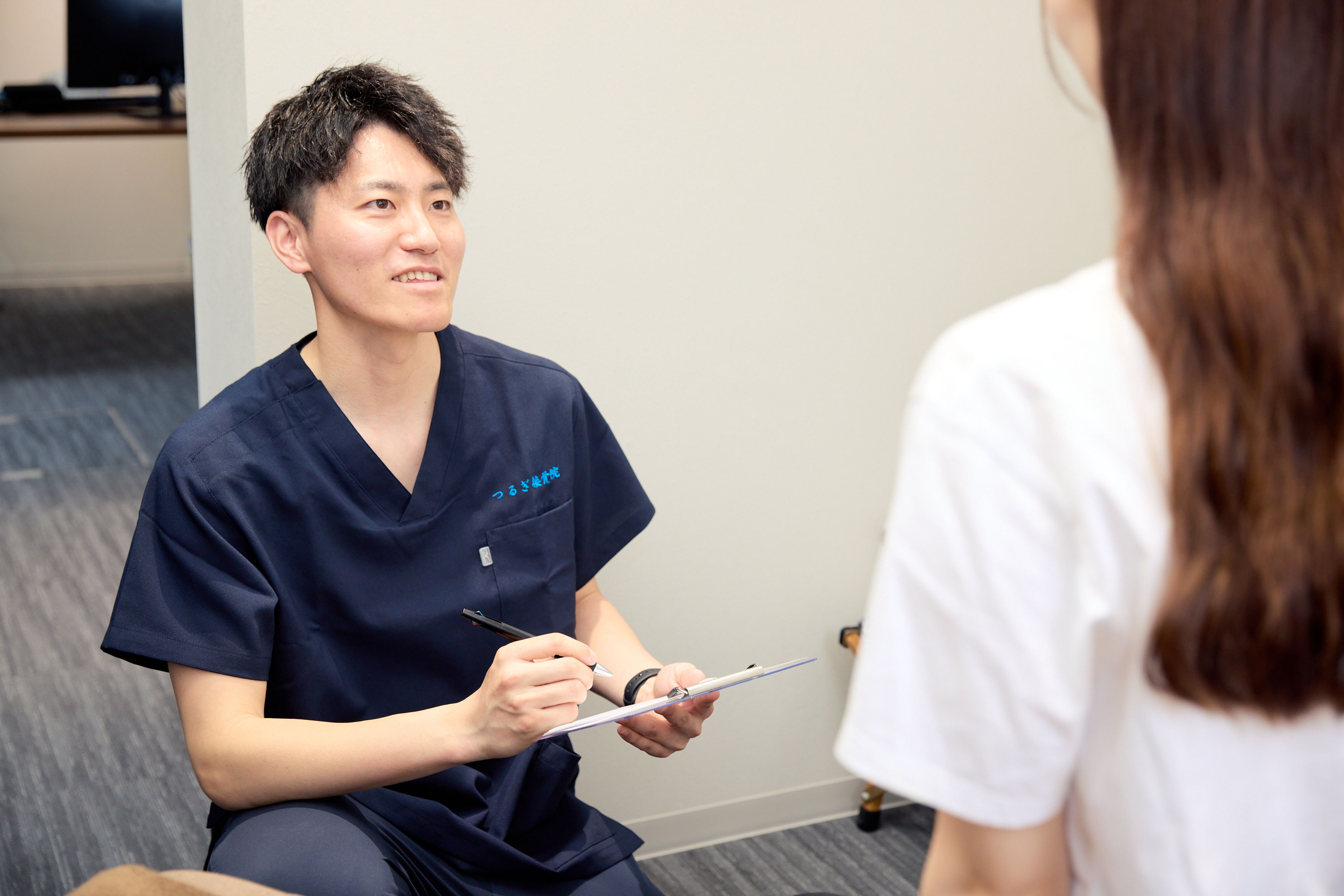 施術の様子